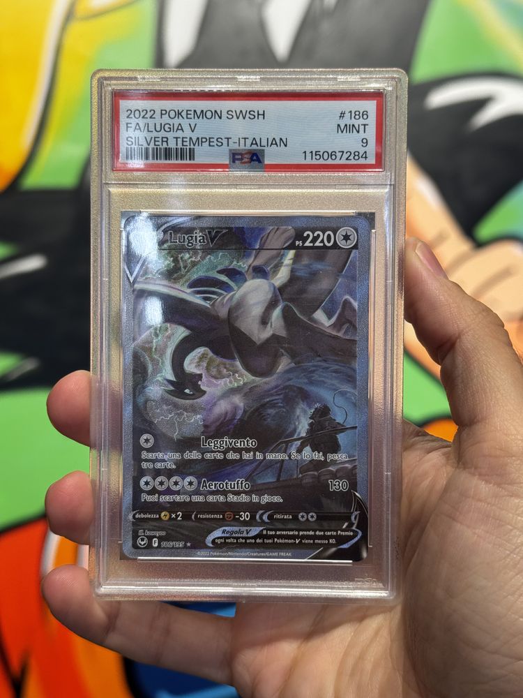 Pokemon 2022 Pokemon Swsh Lugia V Silver Tempest Italian Trading Card product image